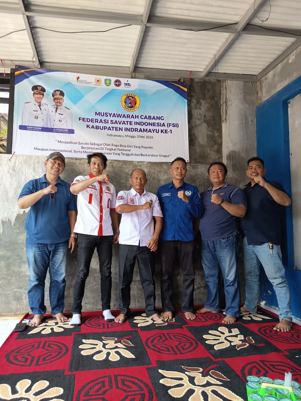 Perkuat Sinergi, Jajaran Pengurus KONI Kabupaten Indramayu Hadiri Muscab Savate